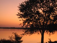 Sunset on the Mississippi